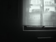 View from inside a home showing quiet, well-insulated windows blocking outside noise.