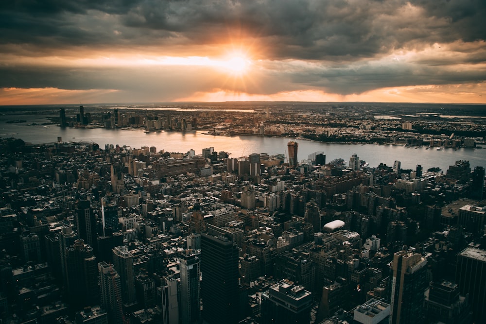 high rise buildings during daytime