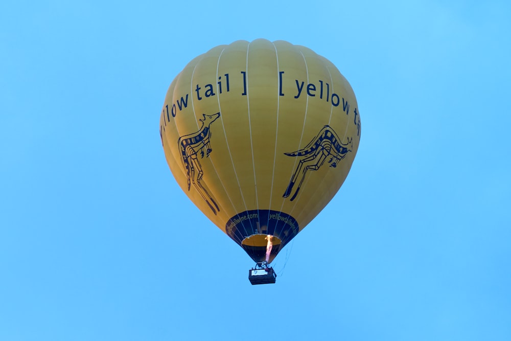 yellow tail air balloon