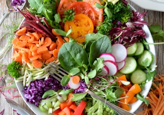 close-up photo of vegetable salad