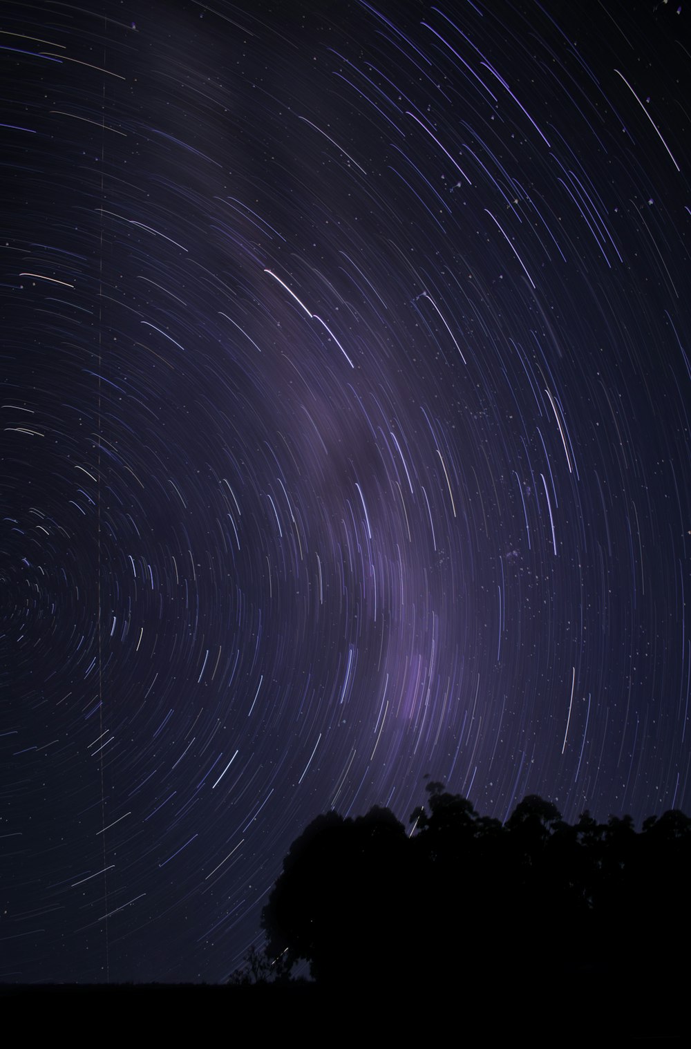 High Resolution Blue And Purple Galaxy Background