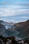high-angle photography of mountain range