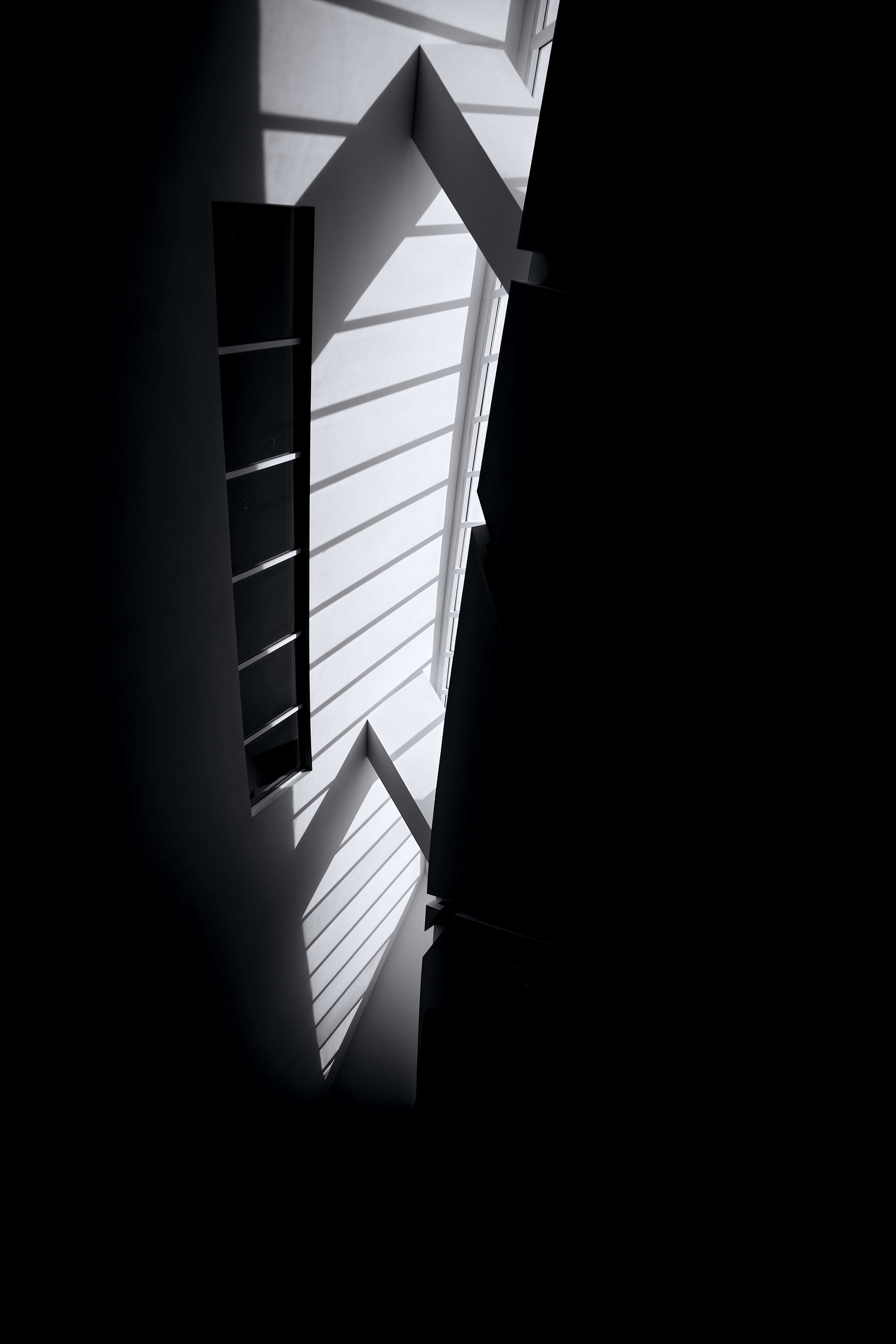 Pared pintada de blanco