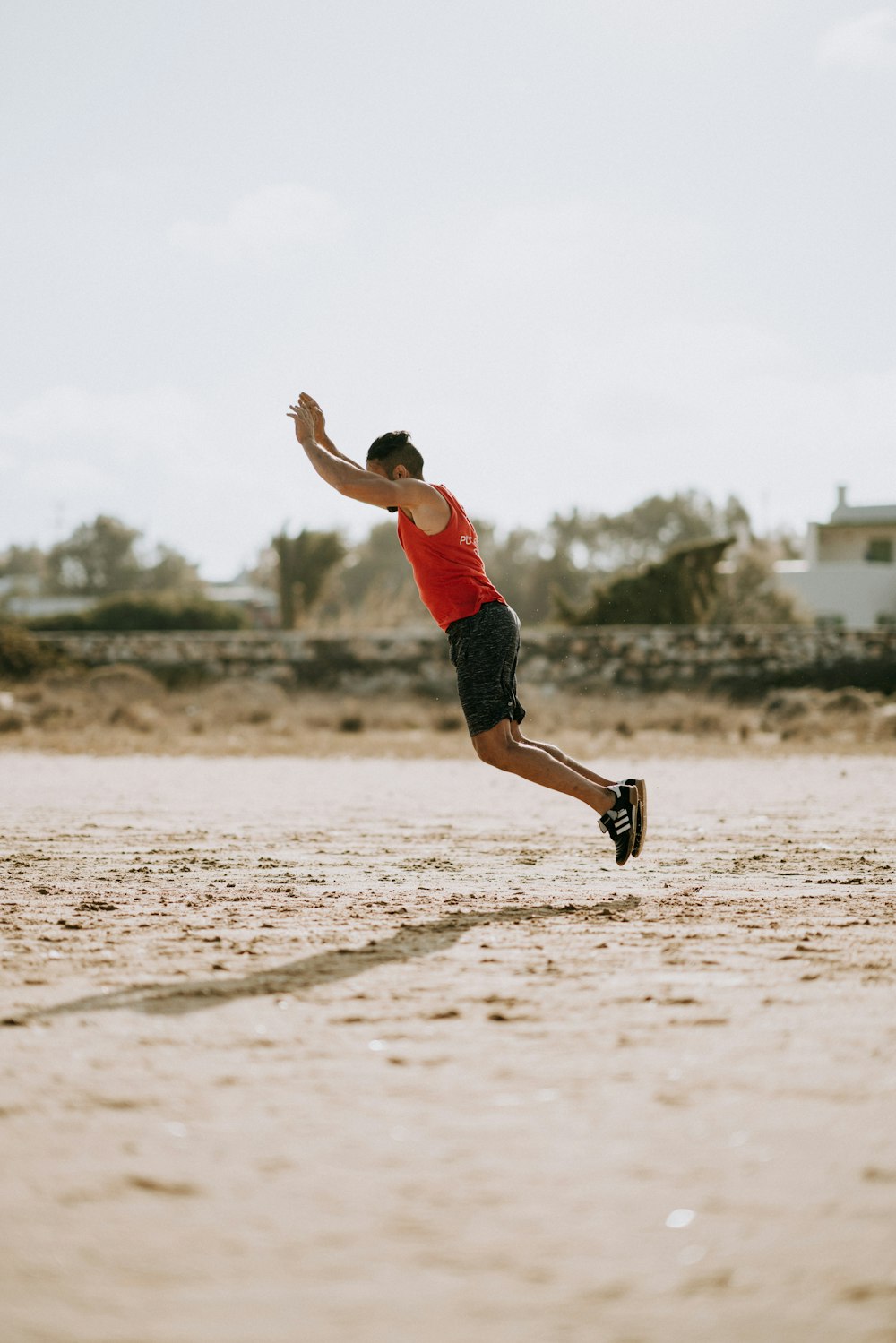 man about to jump