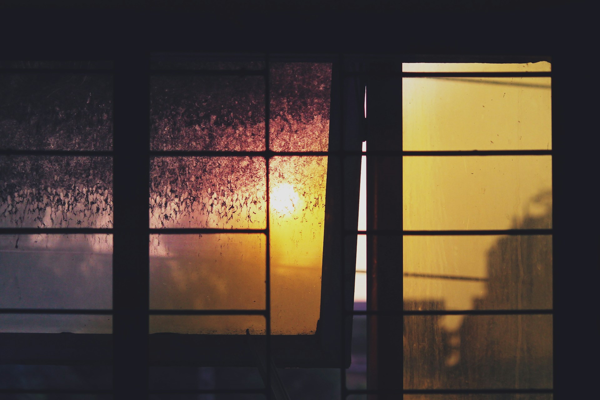 open window frame