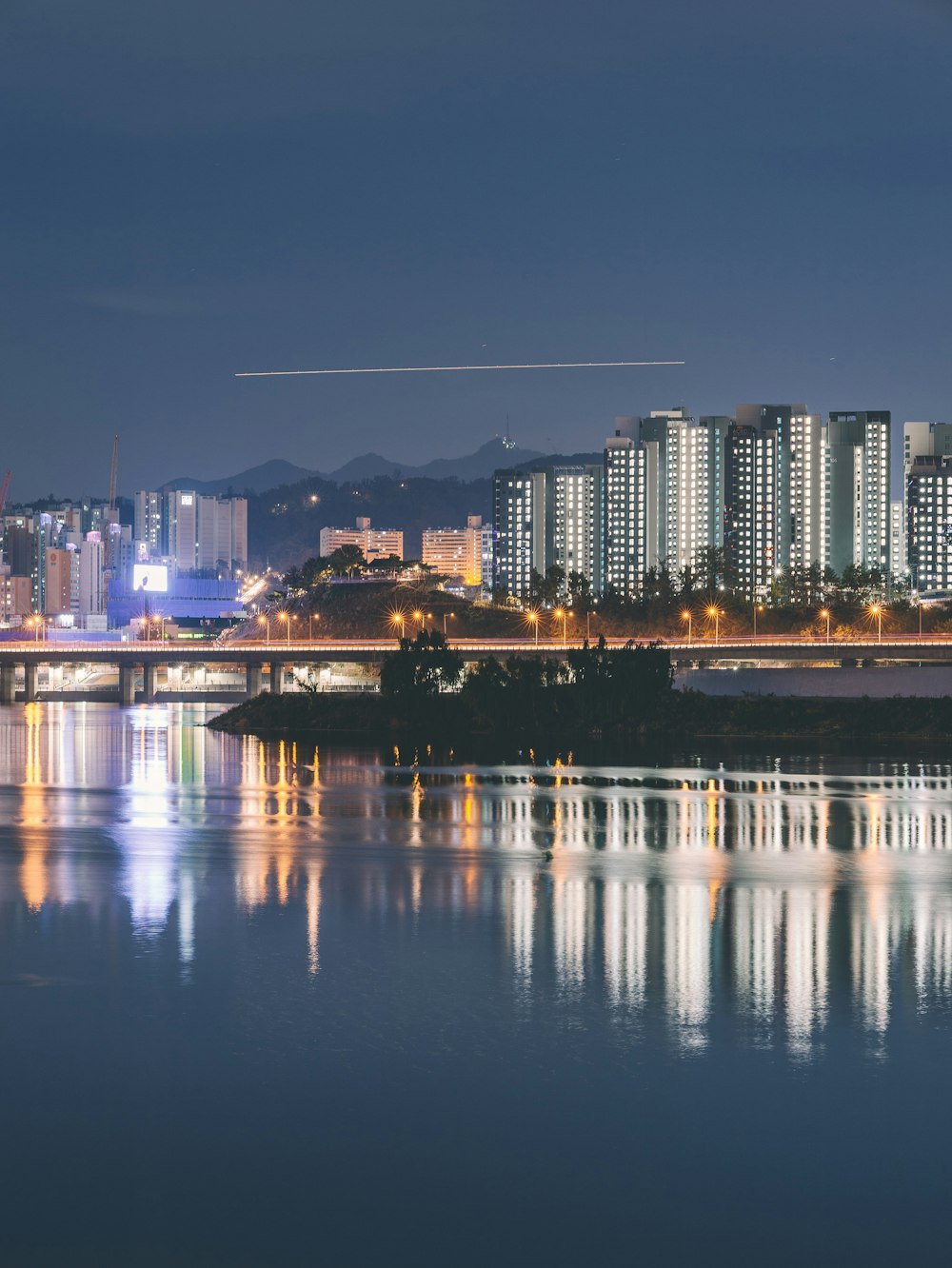 city buildings during nighttime