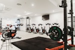 empty fitness gym