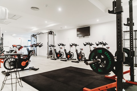 empty fitness gym