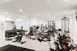 black spin exercise bike lot