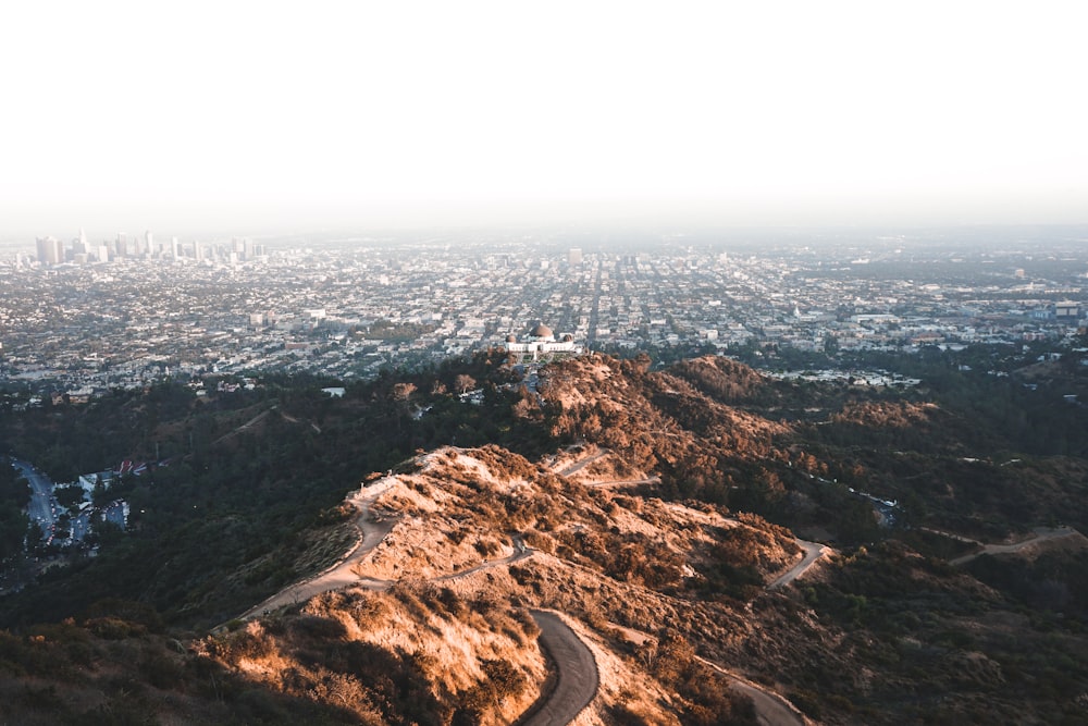 brown mountain photo during daytime