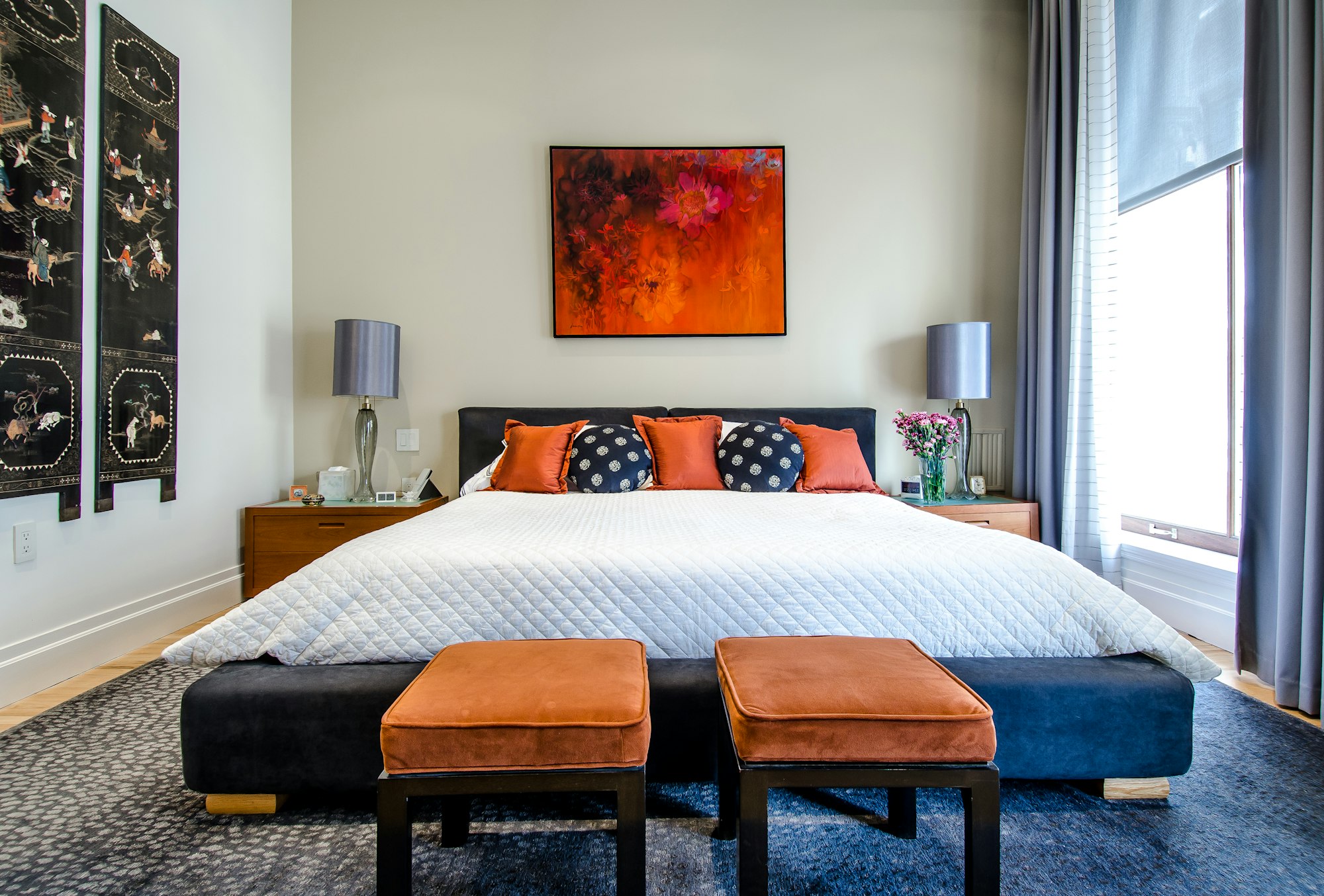 Loft bedroom in Tribeca