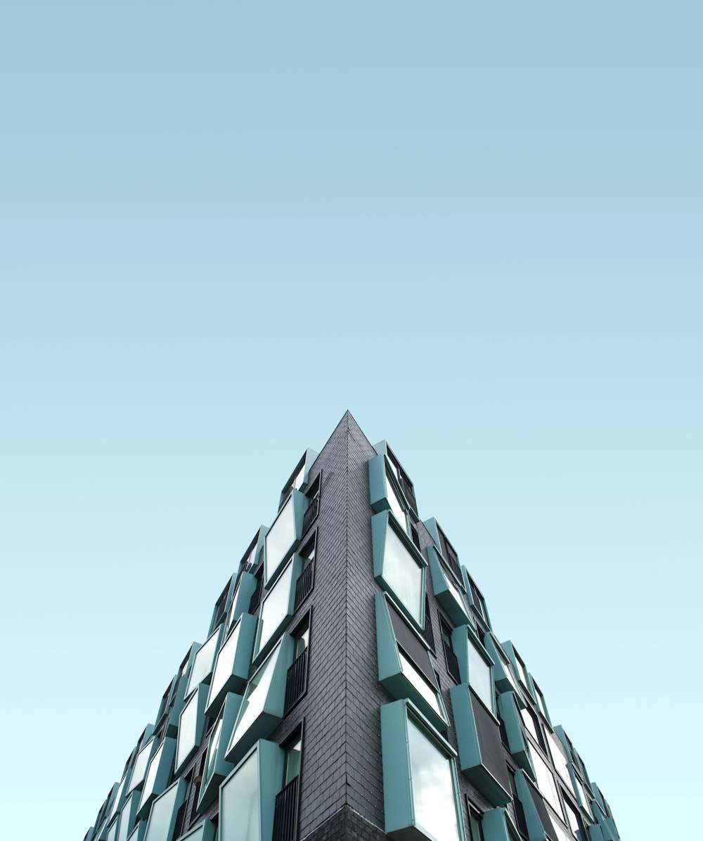 low angle of high-rise building