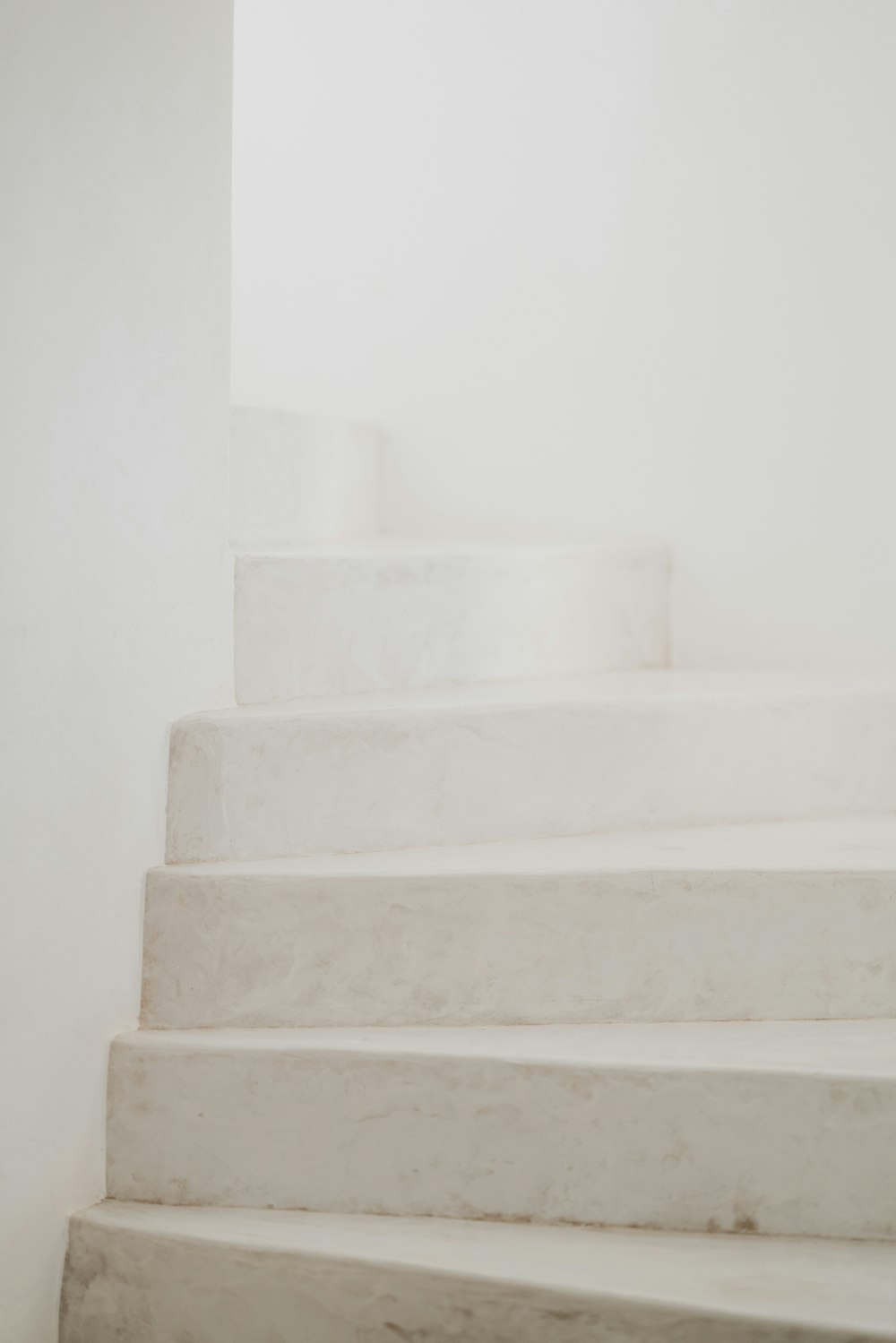 white concrete stair