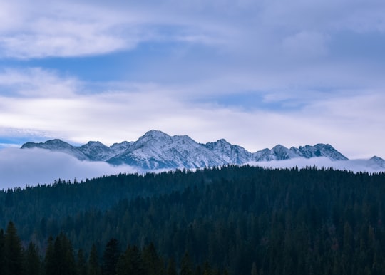 mountains covered by snow during daytime in Zakopane Poland