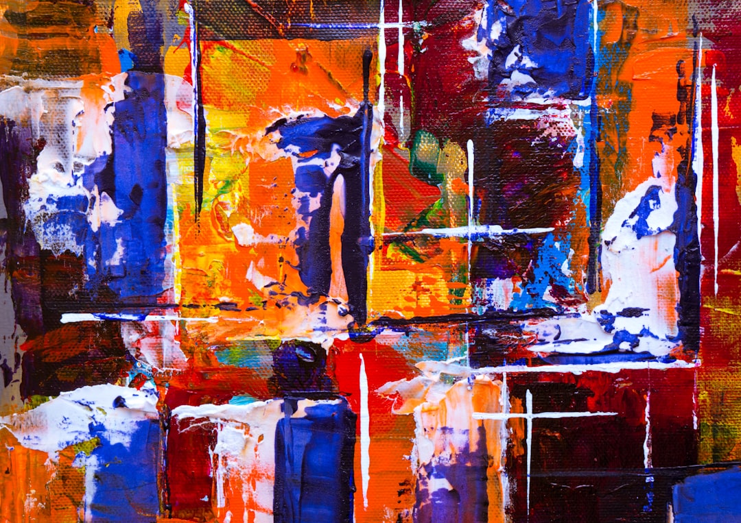 multicolored abstract painting