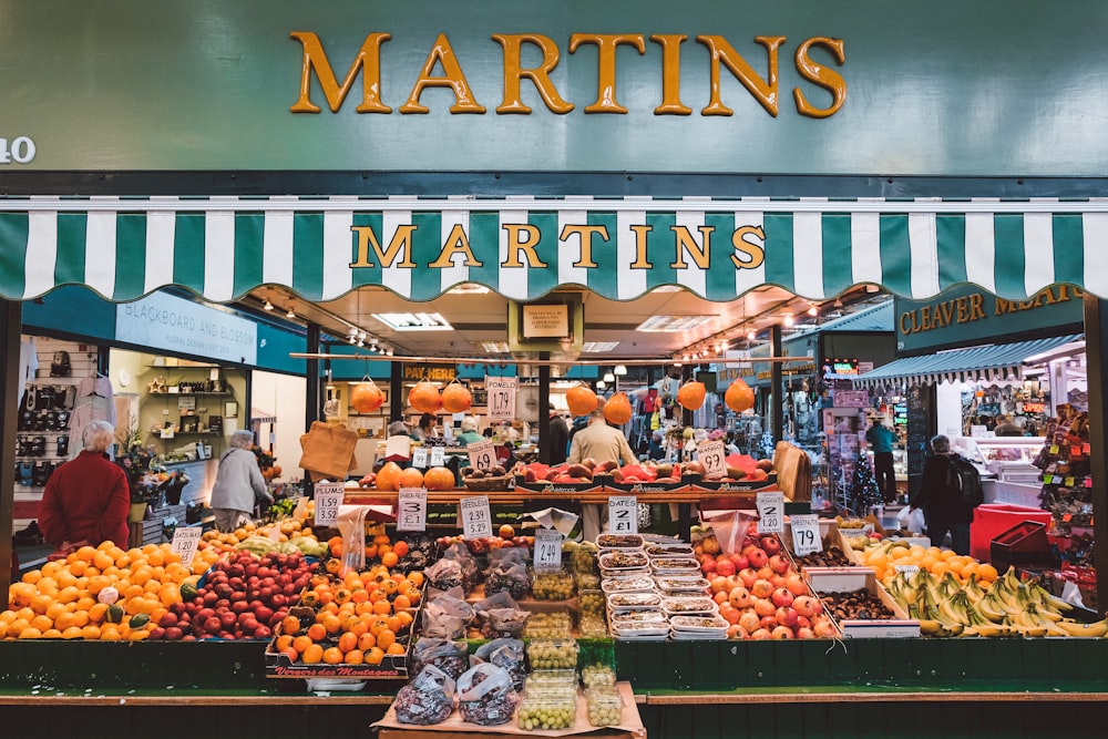 Martins store signage