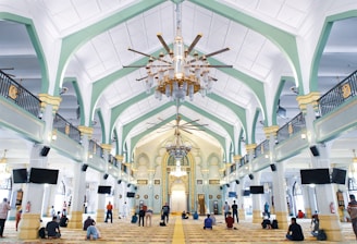 people inside building