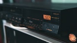 black audio amplifier