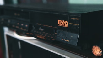 black audio amplifier