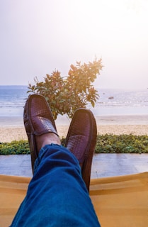 Sunlit scene of someone enjoying a peaceful moment in intelligent threads lounge wear.