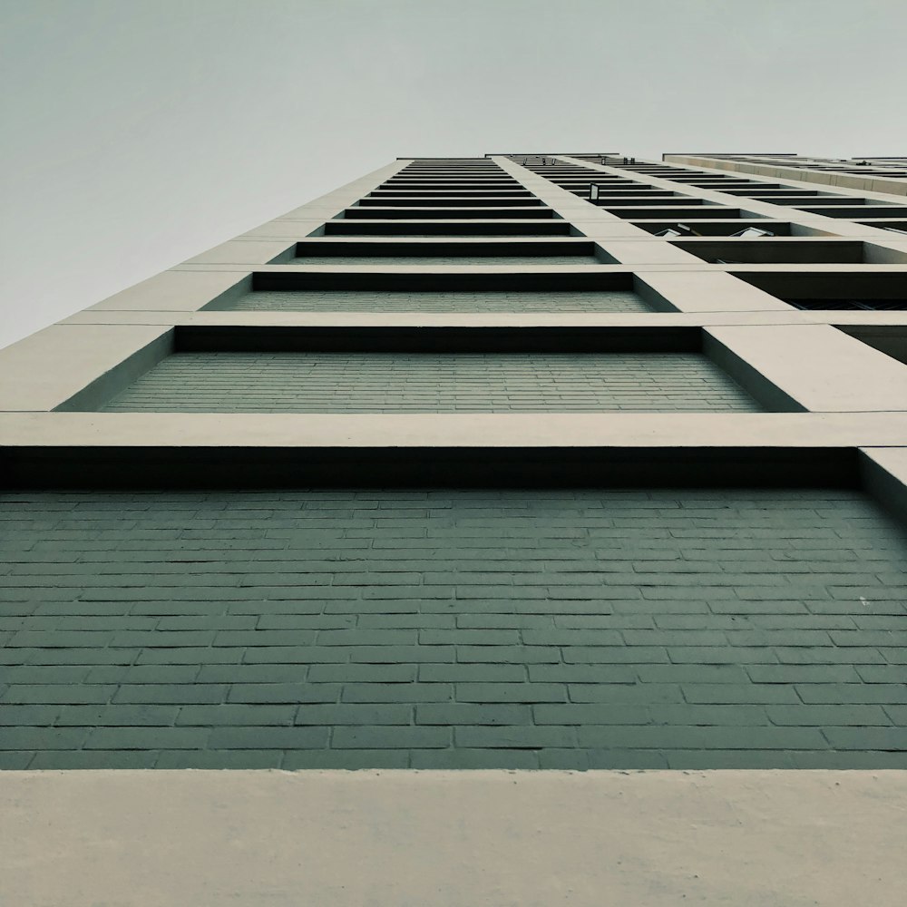 low angle photography of building