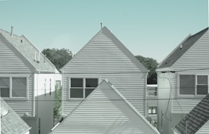 white wooden house