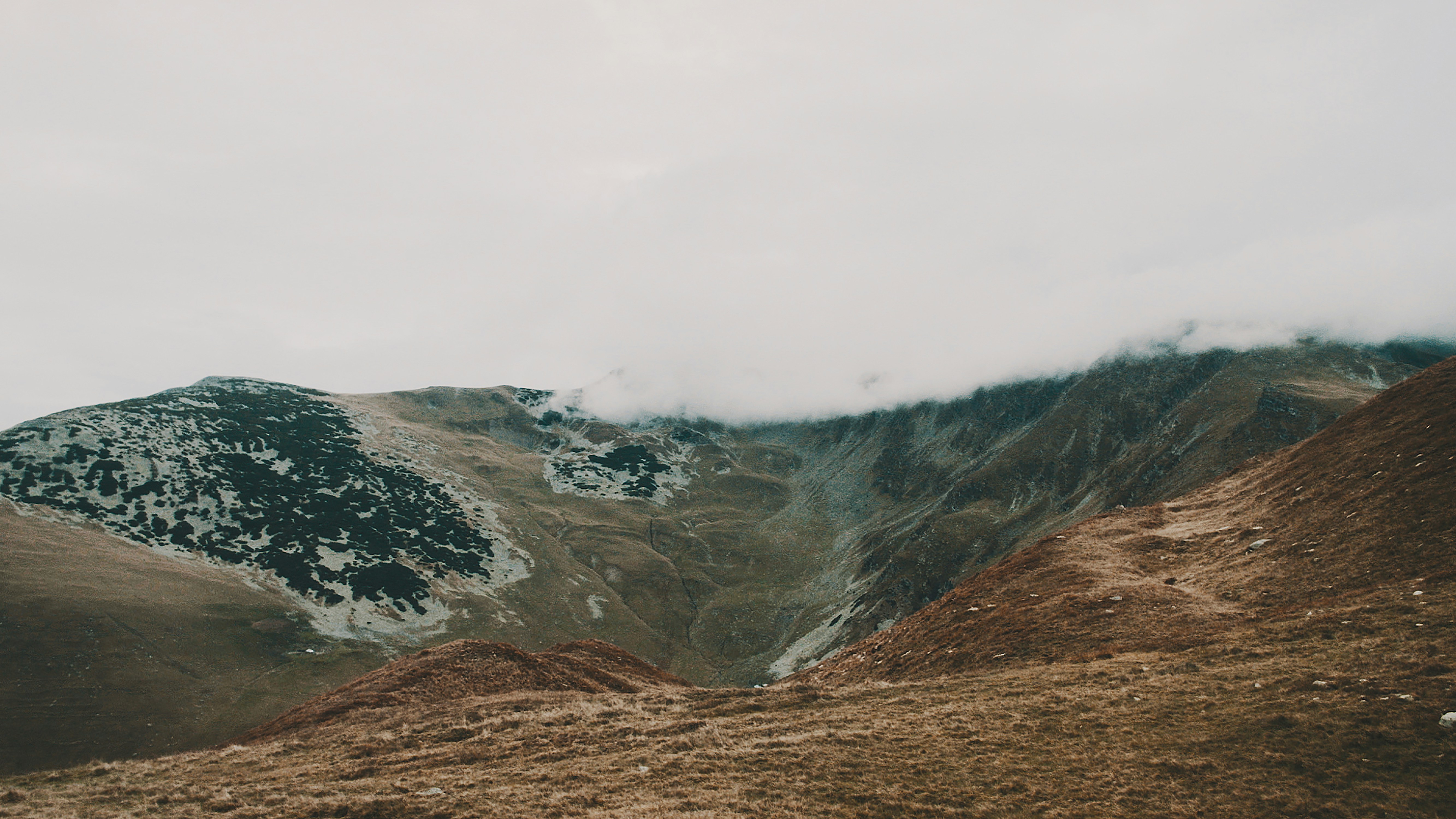 view of mountain during daytime sparse teams background
