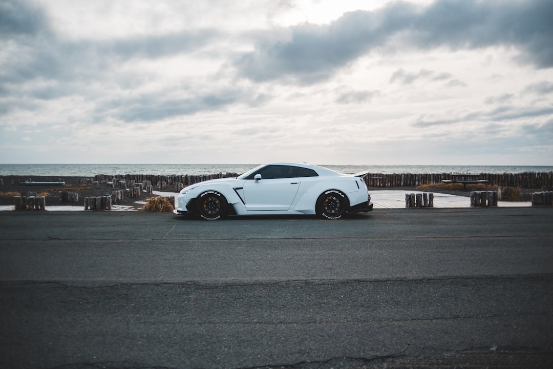 white coupe