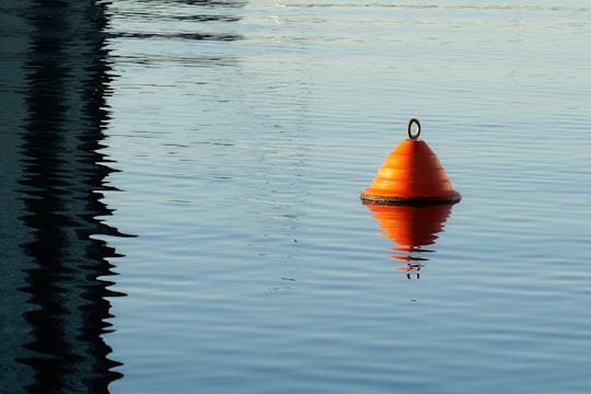 orange float in Docklands Australia