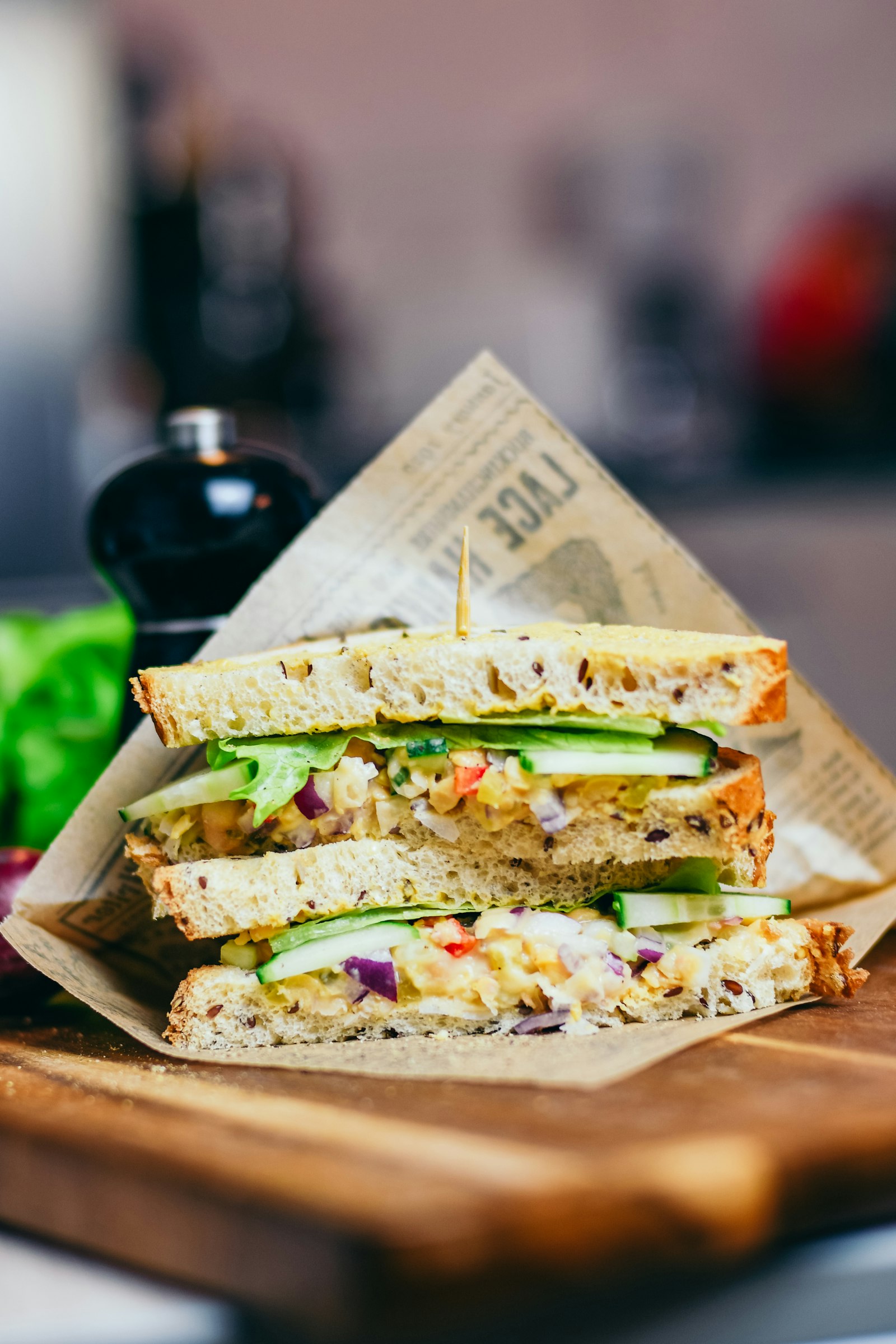 Nikon AF Nikkor 50mm F1.4D sample photo. Clubhouse sandwich photography