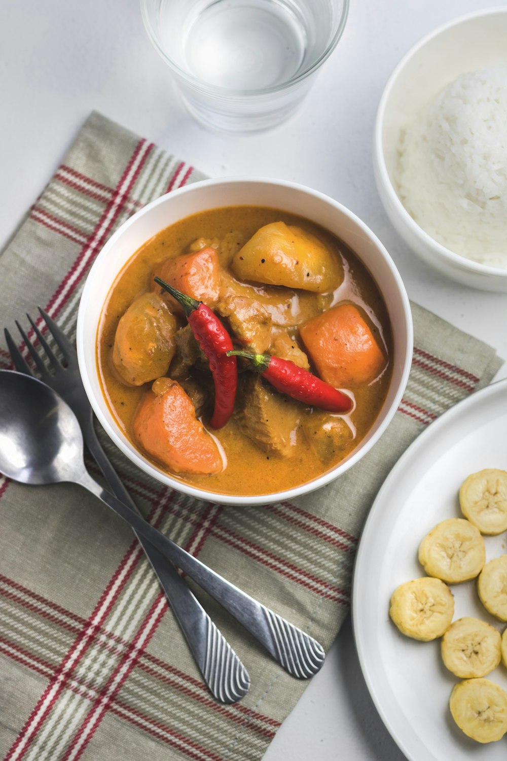 food in white ceramic bowl