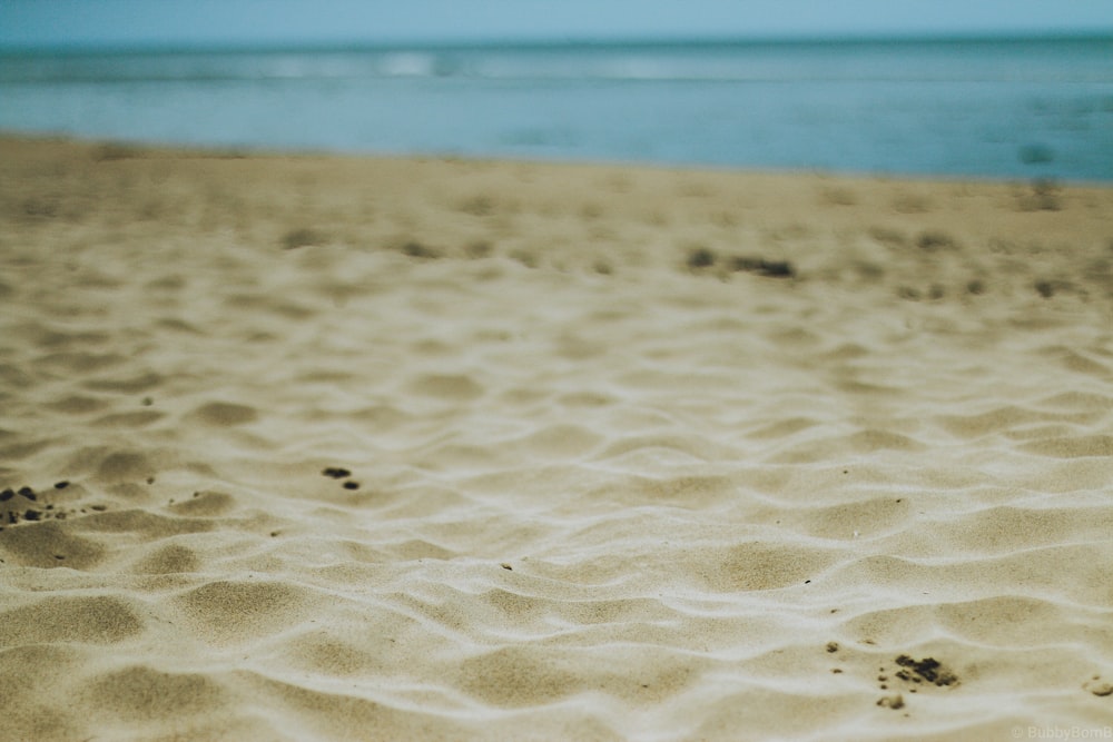 white beach sand