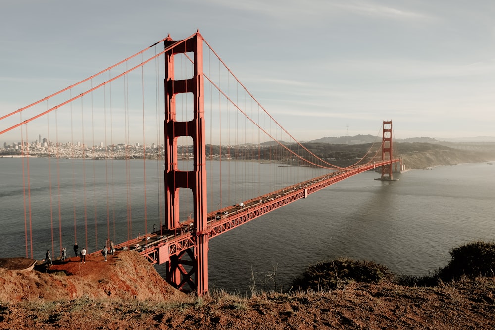 grey metal bridge during daytime