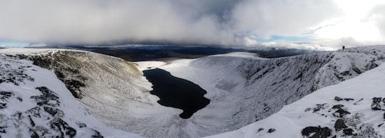 snow capped mountain in Khibiny Mountains Russia