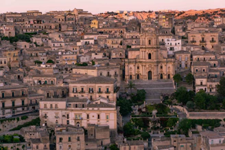 aerial photography of buildings