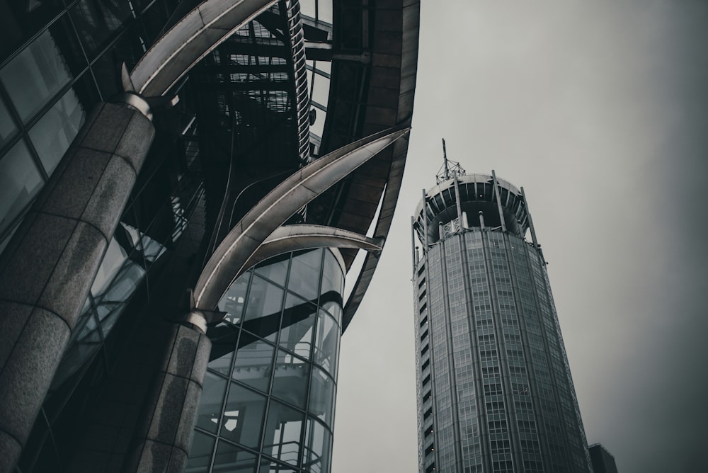 grey rounded building under grey sky