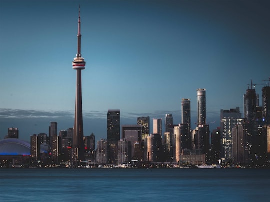 silhouette photography of city near body of water in Cherry Street Bar-B-Que Canada