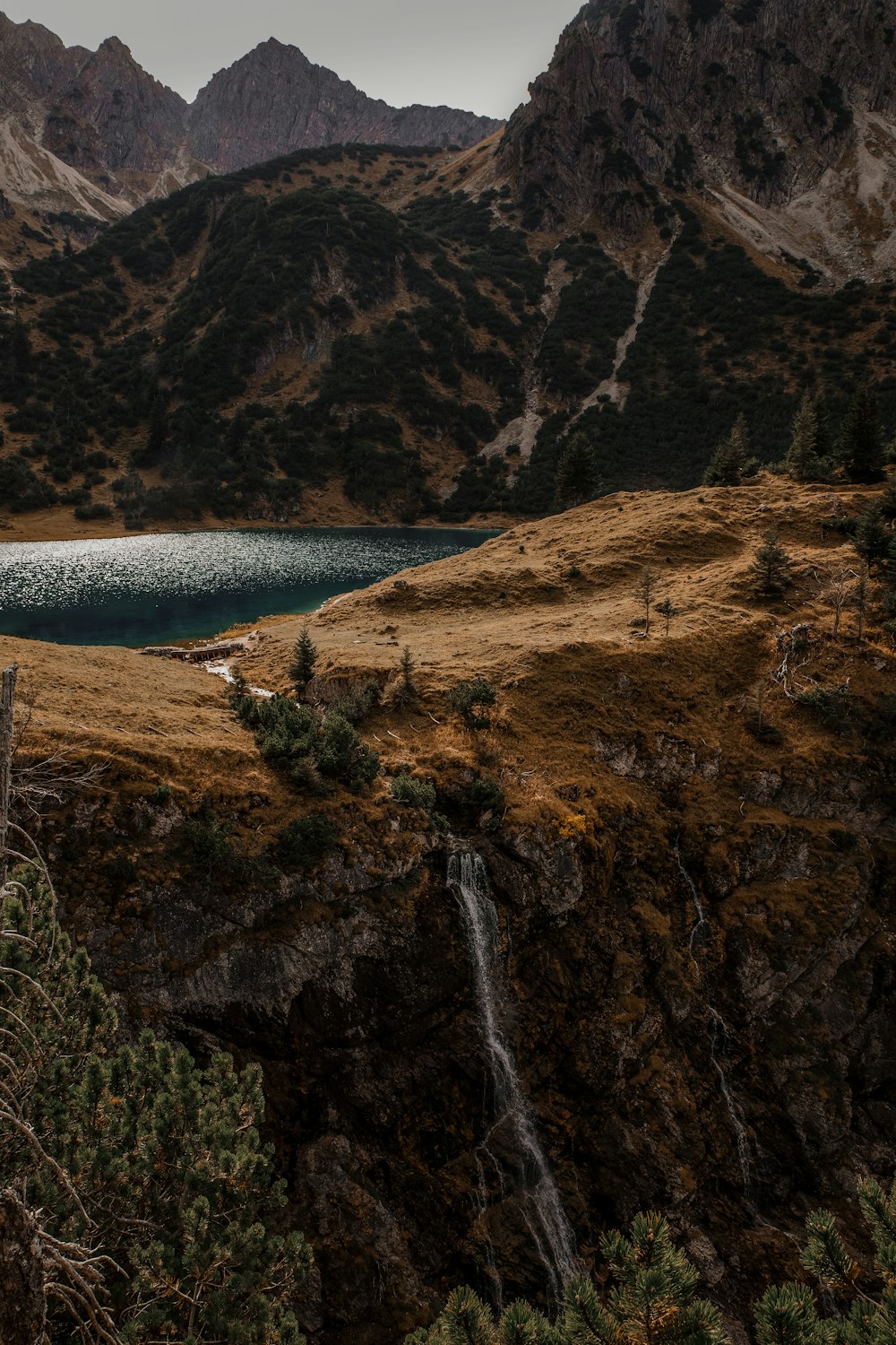 waterfalls during daytime