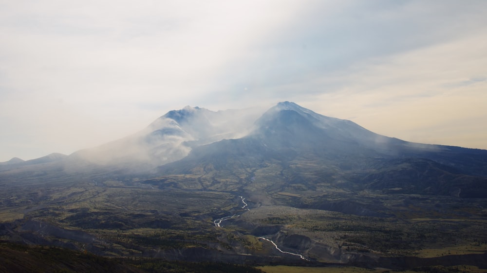 landscape photography of mountain