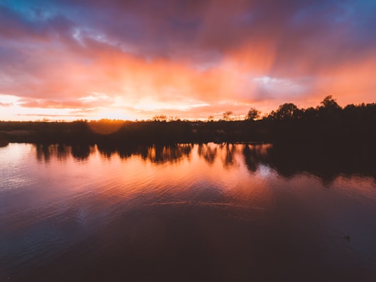 body of water during sunset in Chester United Kingdom