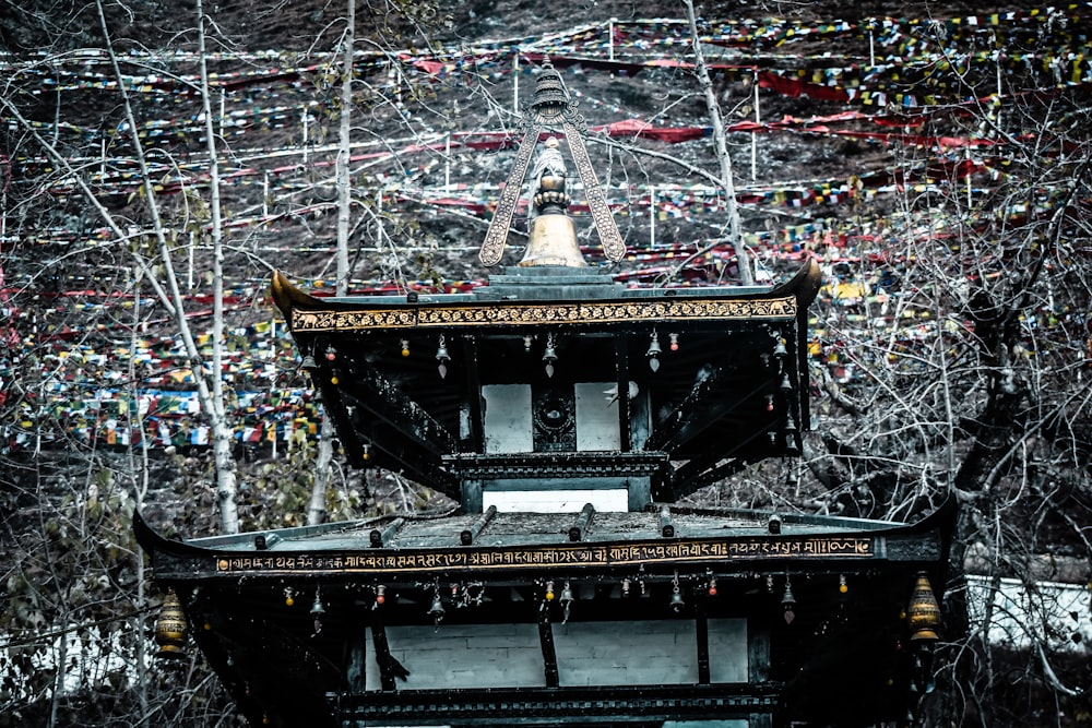 low-angle photo of temple