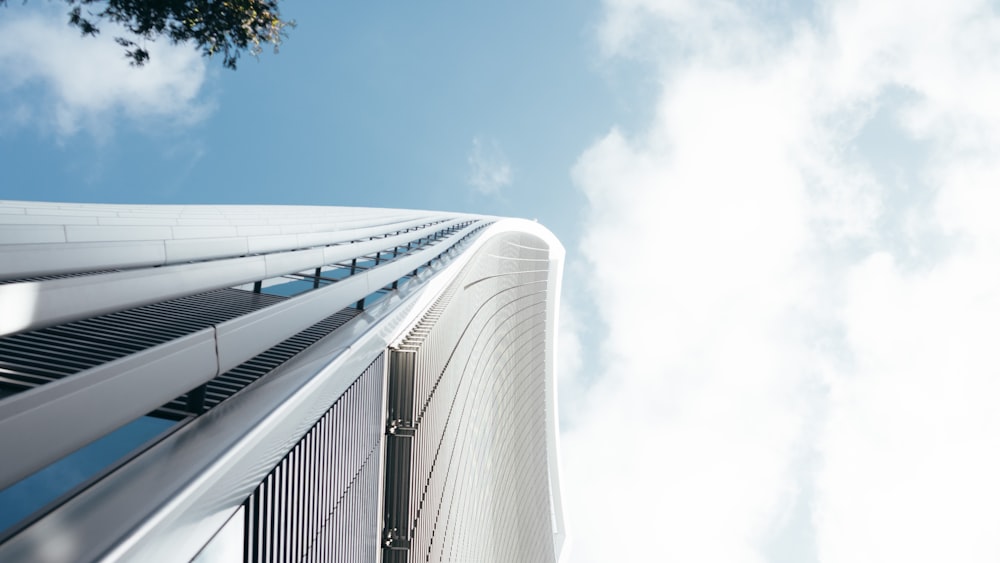 low angle photography of building