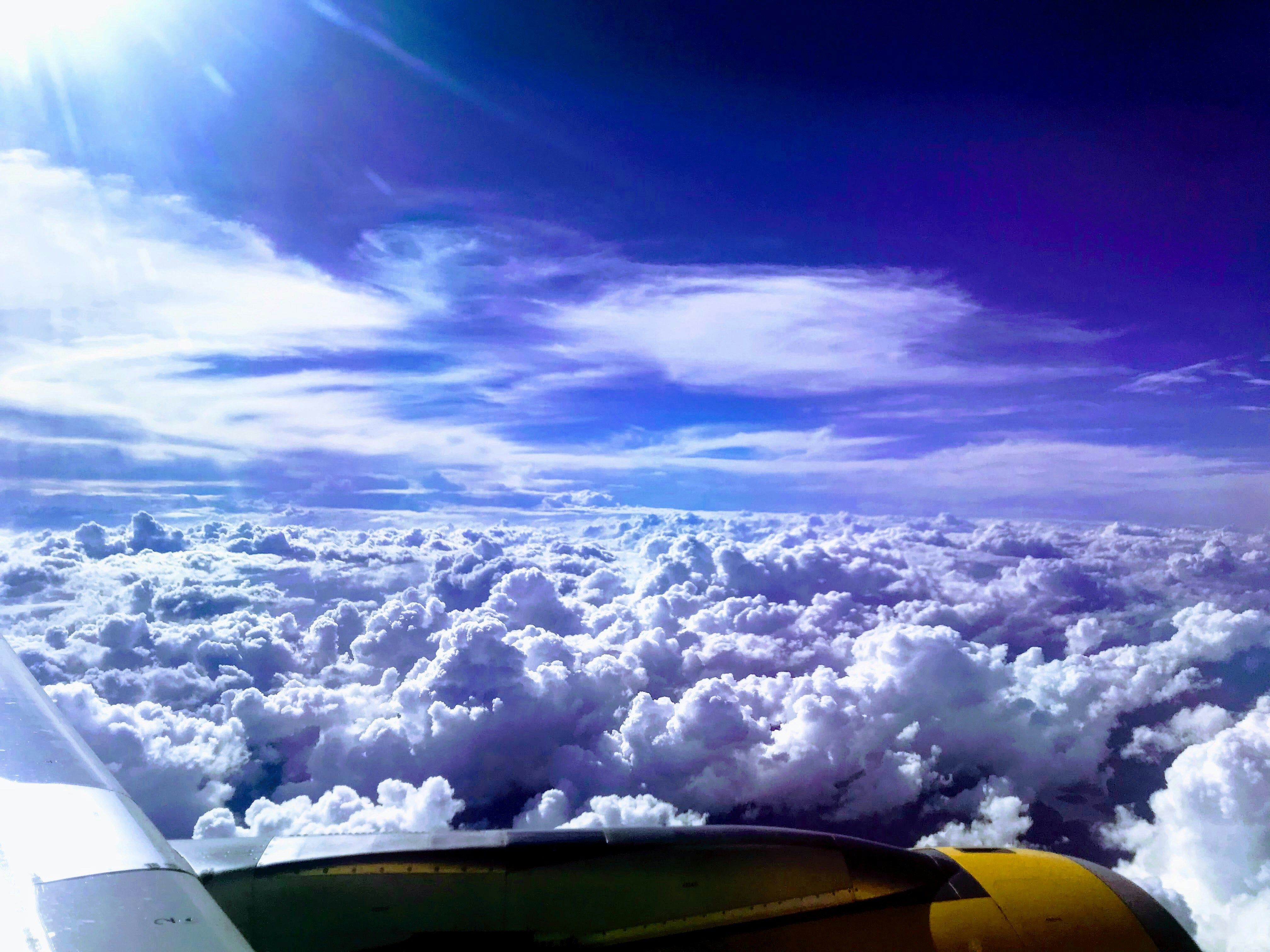 Sea of clouds during daytime photo – Free Blue Image on Unsplash
