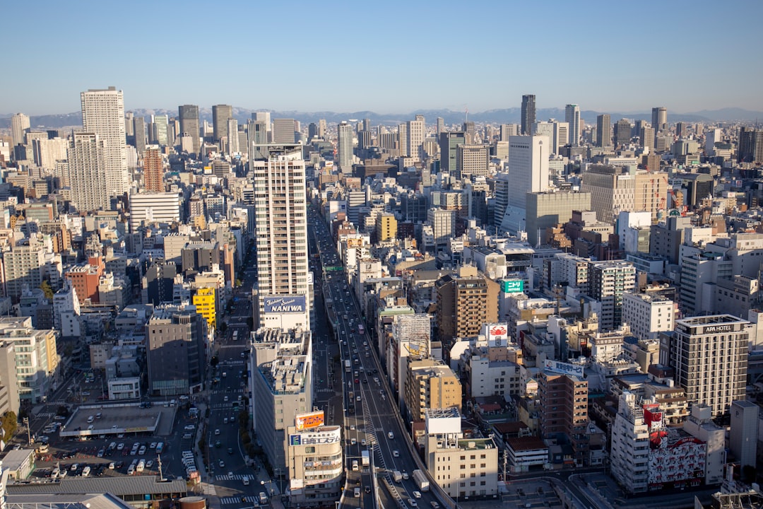 Skyline photo spot JR Namba Station KUCHU TEIEN OBSERVATORY