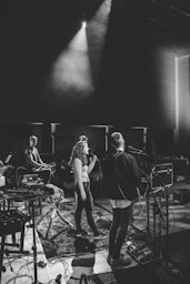 band performing on stage