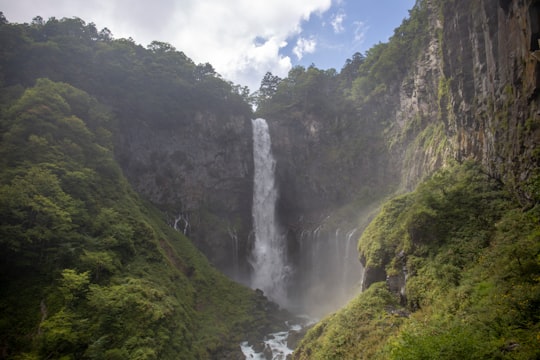 Angel falls scenery in Kegon Falls Japan