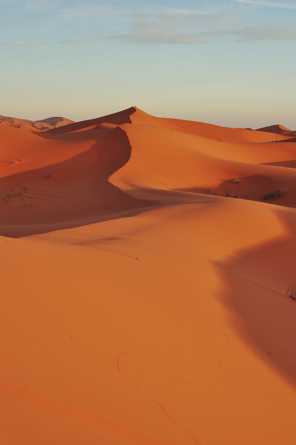 cenário de areia das dunas
