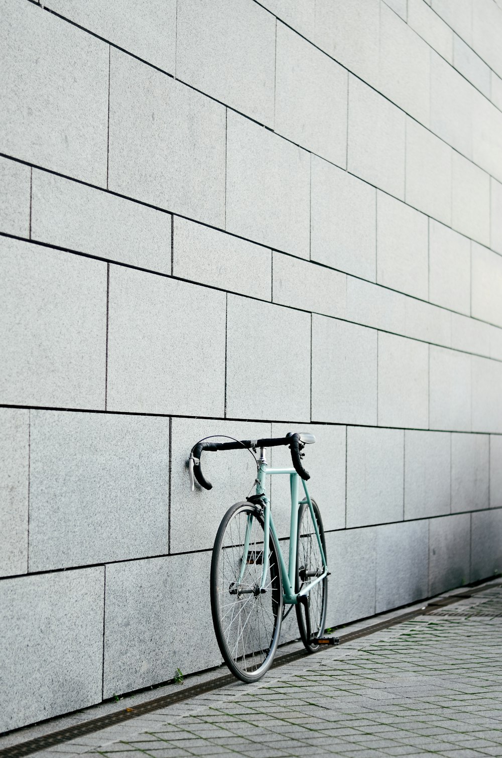 blue road bike