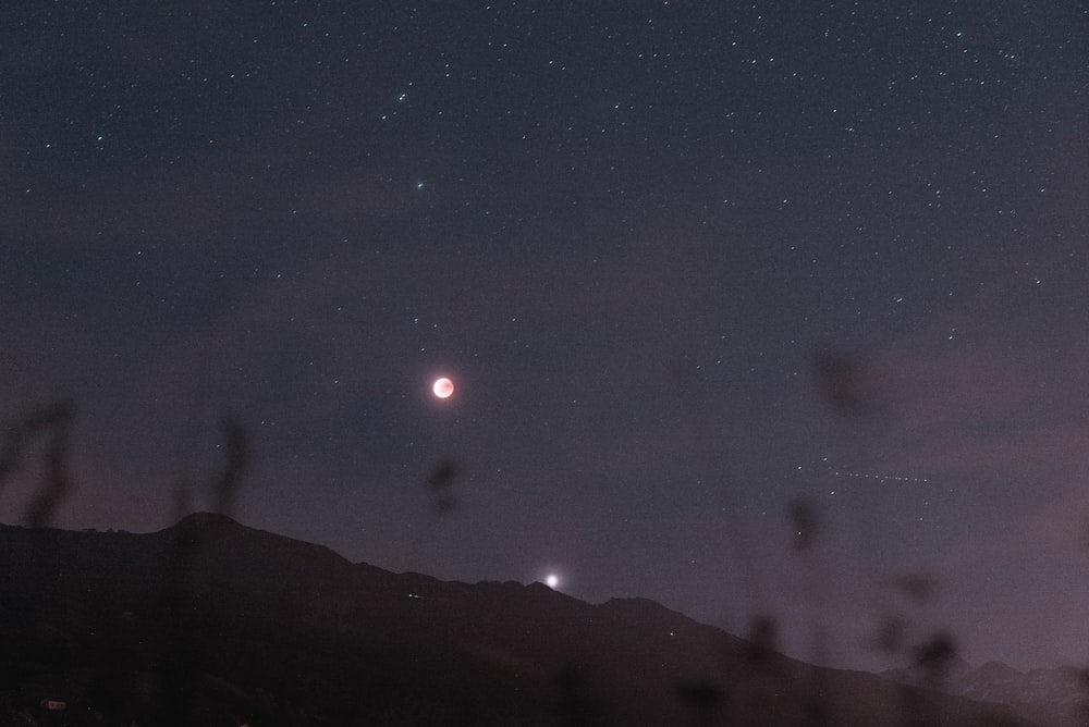 moon and mountain