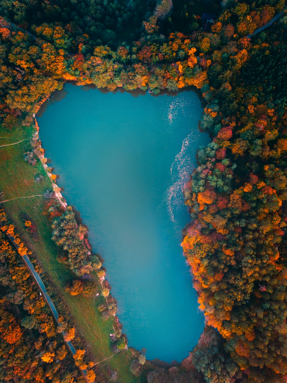 aerial island view